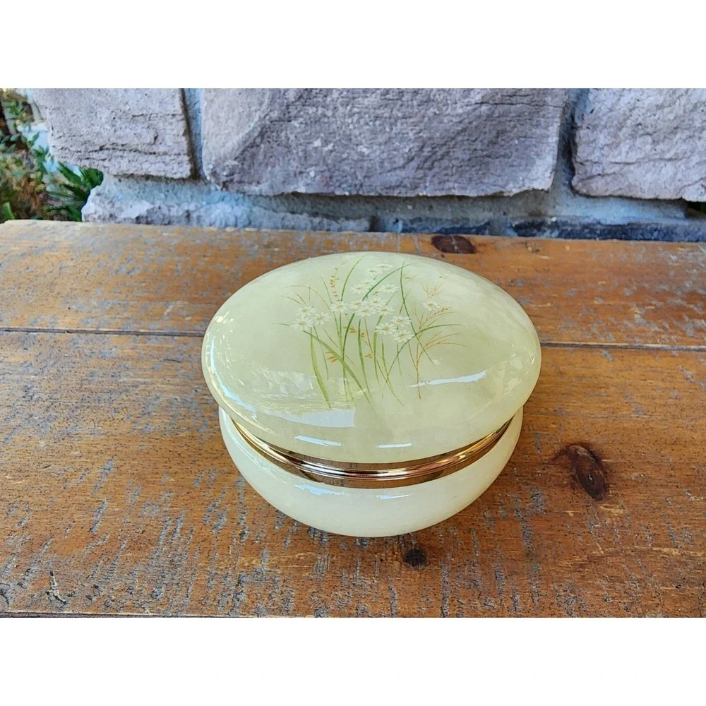 Trinket Box With Hinged Lid